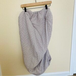 Mebie Baby Desert Sage Muslin Crib Sheet